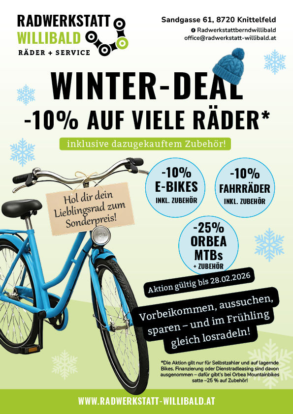 Winter-Deal Prozente im Februar