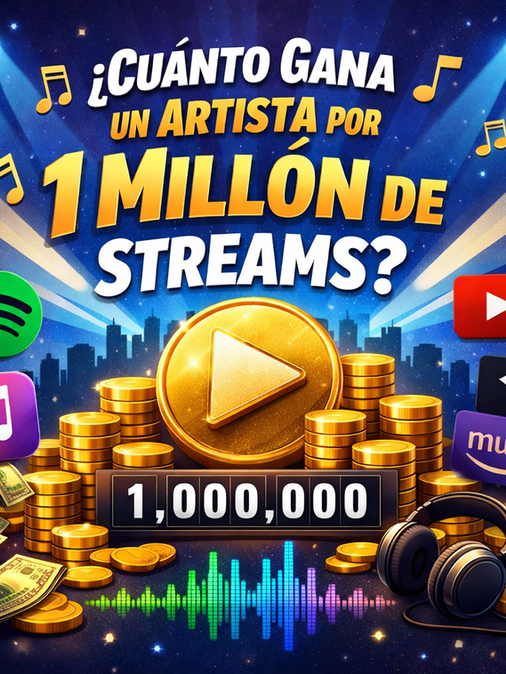 ¿Cuánto gana un artista por 1 millón de reproducciones en streaming?