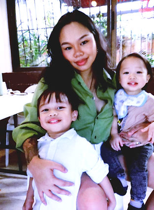 Filipina mom and wife Faith Marie Aliño