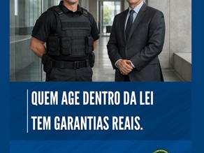 Quem cumpre a lei tem garantias reais.