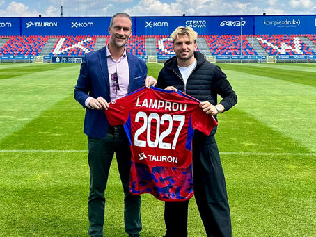 Lazaros Lamprou to Raków Częstochowa