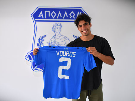 Praxitelis Vouros signed to Apollon Limassol