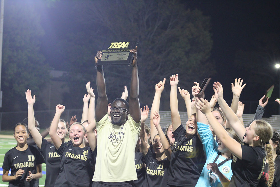 Lady Trojans Win District Finals