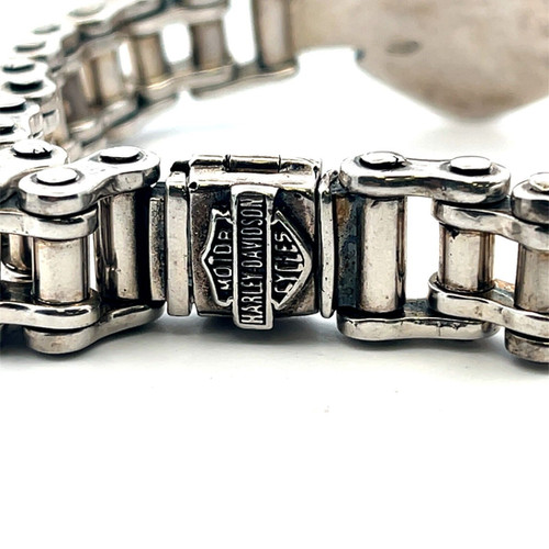 アクセサリー 80s Harley Davidson Bracelet Silver925 925 Silver Motor Harley Cycles Chain Bracelet - Etsy