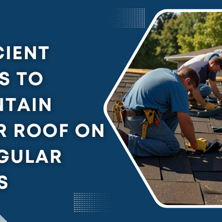 Efficient Ways To Maintain Your Roof On A Regular Basis