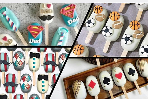 Paletas De Chocolate Para Papa Luna Detalles Y Mas