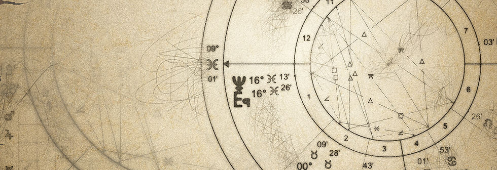 Illustrazione del grafico astrologico