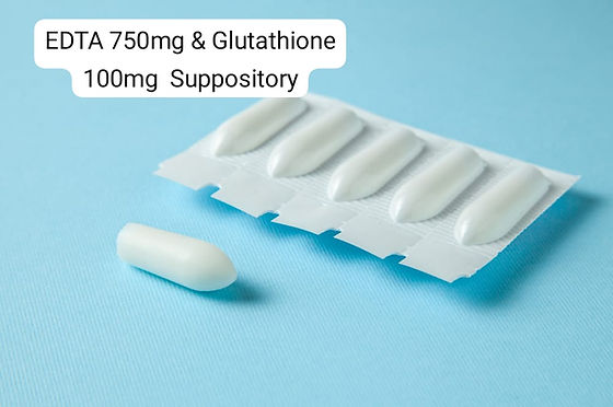 glutathione edta suppositories Detoxamin 750mg & 100 mg suppository I 1 single piece Jarrow Formulas Nutrition Glutathione