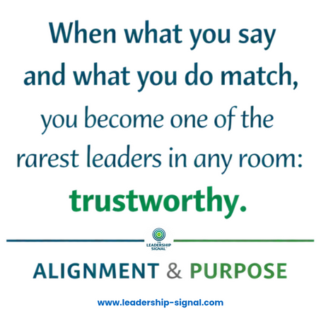 SIGNAL: (A) Alignment & Purpose