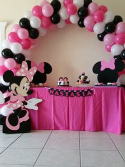 temática de minnie.