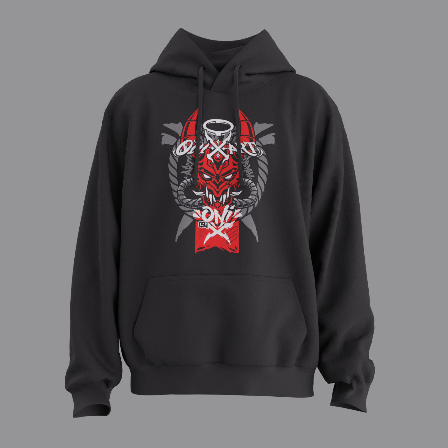 Icon Flag Hoodie - Black