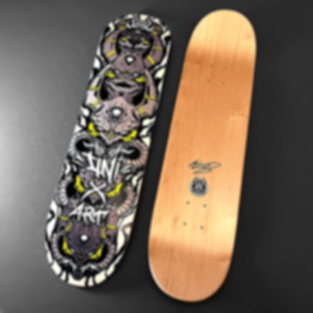 Oni X Mech Skateboard Deck