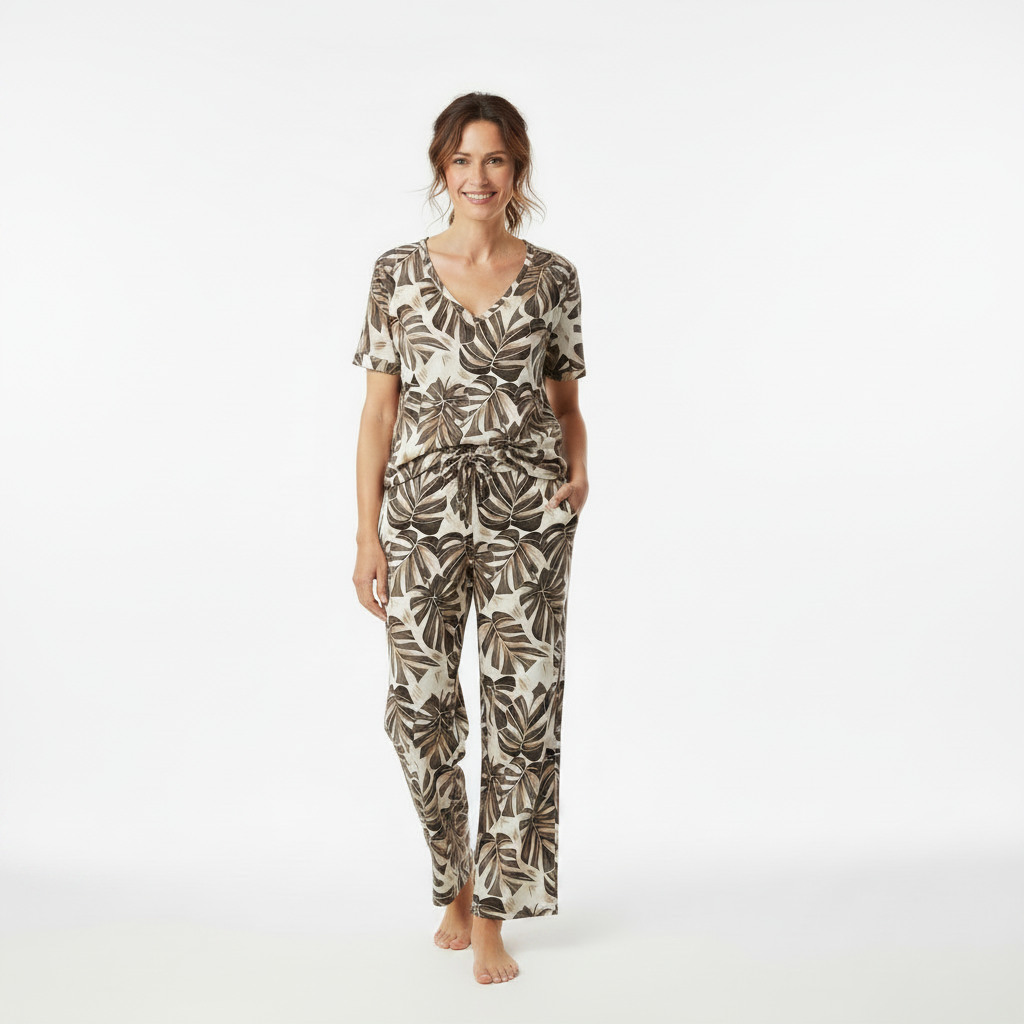 Dee Dee Leaf Print Co-ord
