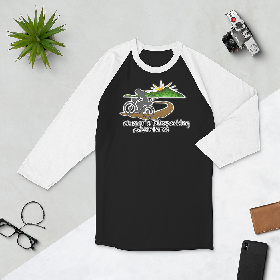 Thumbnail: Women's Bikepacking Adventures 3/4 sleeve raglan shirt