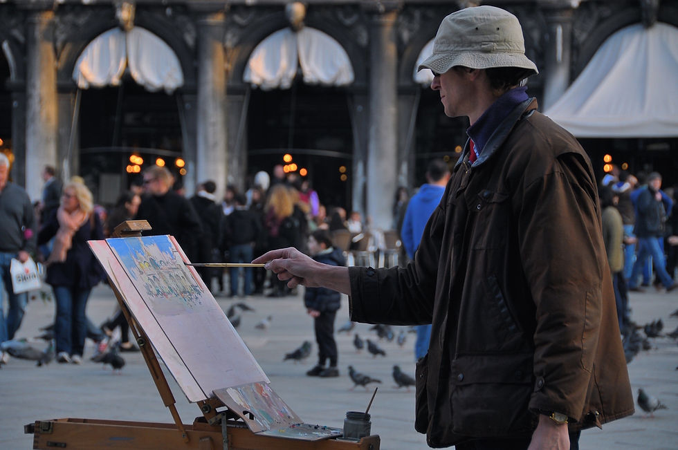 Street Artist in Venice