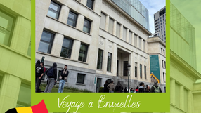 Direction Bruxelles pour les élèves du lycée privé Saint-François d’Assise !