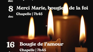 Temps de prière à la chapelle de Saint Rémi