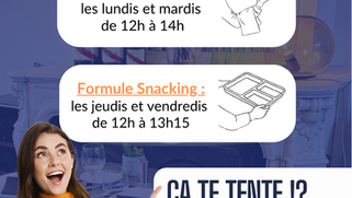 Et si tu venais manger au restaurant ce midi !