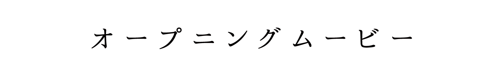 前撮り　プロフィールムービー　オープニングムービー