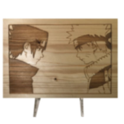 CharredArt - Naruto Vs Sasuke