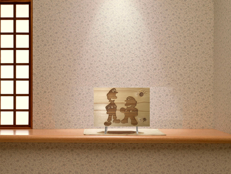 Miniaturbild: CharredArt - Mario and Luigi Kunst Brett