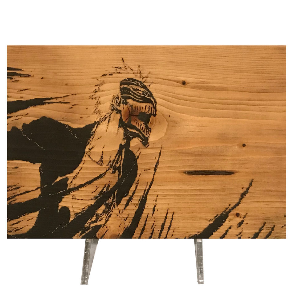 CharredArt - Bleach Ichigo Mask Art Board