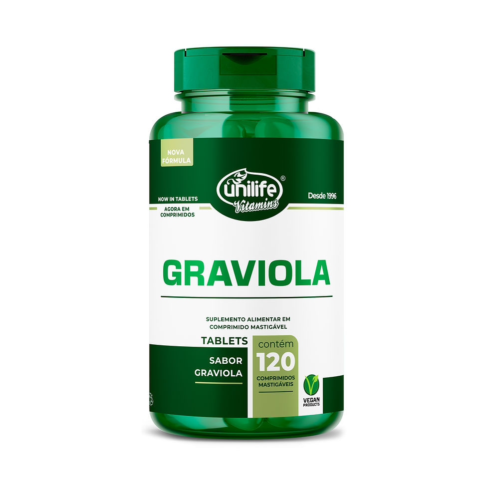 Miniatura: Graviola mastigável 1000mg | Unilife