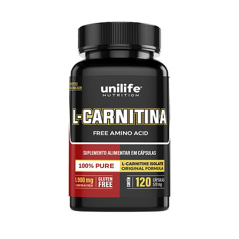 uso l carnitina L-Carnitina em cápsulas 570 mg | Unilife