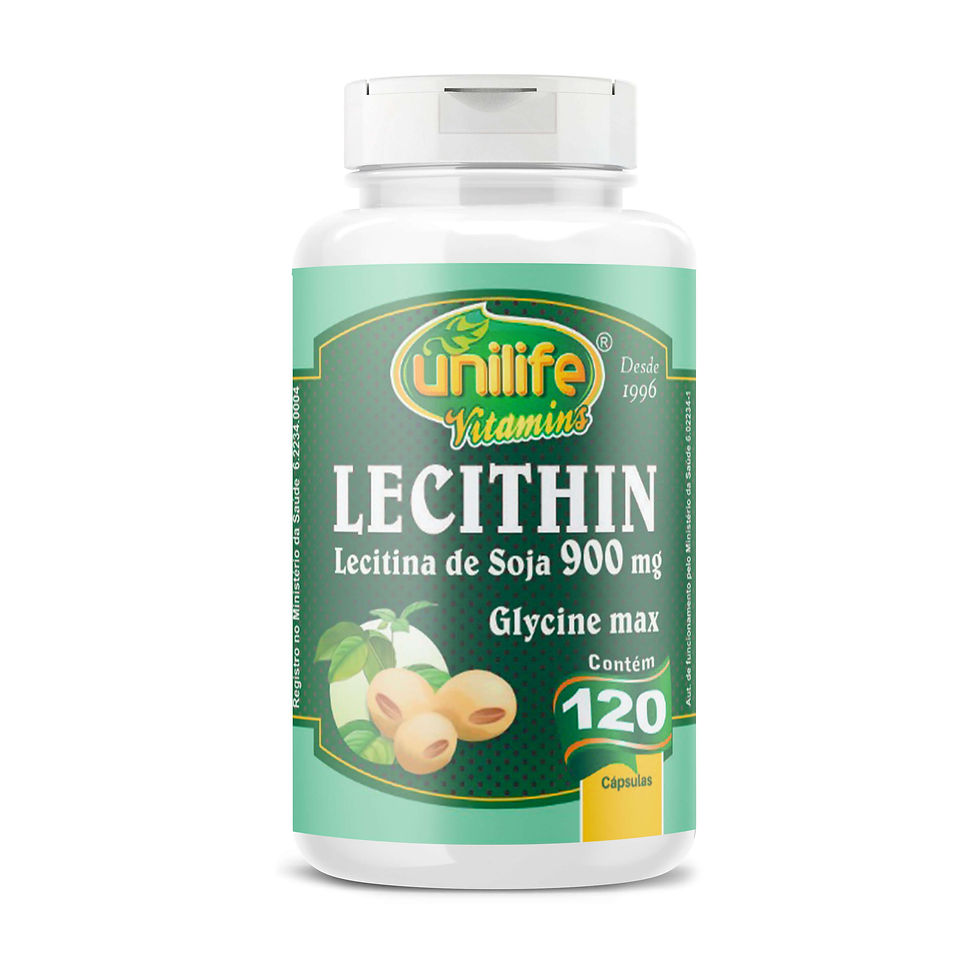 Miniatura: Lecitina de Soja – Lecithin em cápsulas 900 mg | Unilife