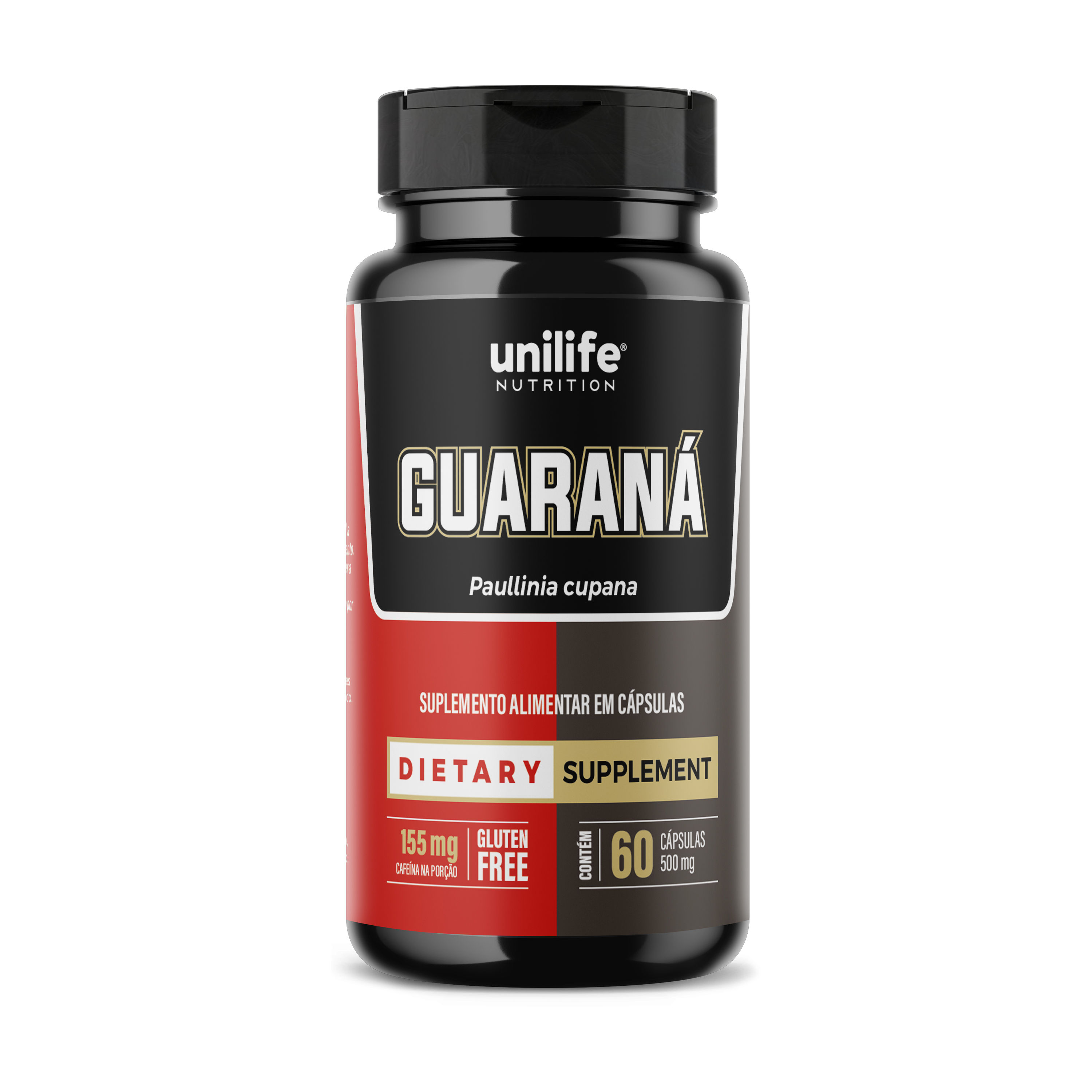 Guaraná em cápsulas 500 mg | Unilife