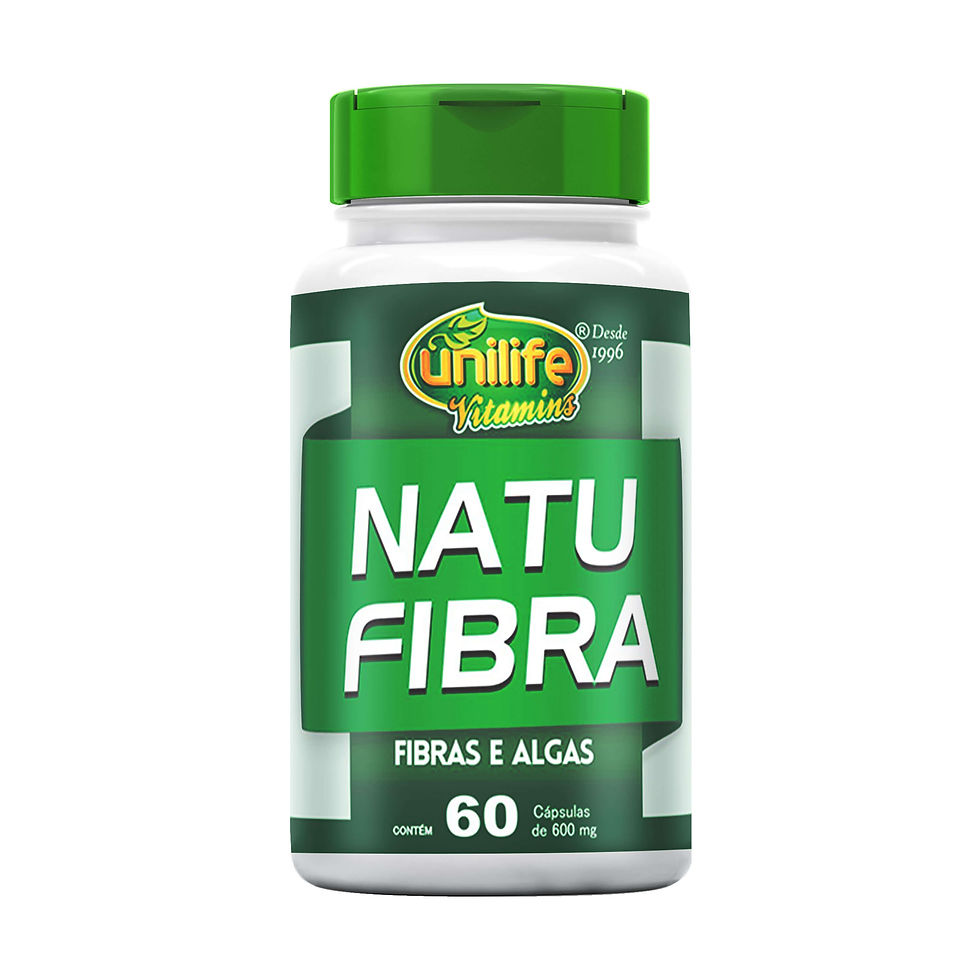 Miniatura: Natu Fibra - Fibras e Algas em cápsulas 600 mg | Unilife