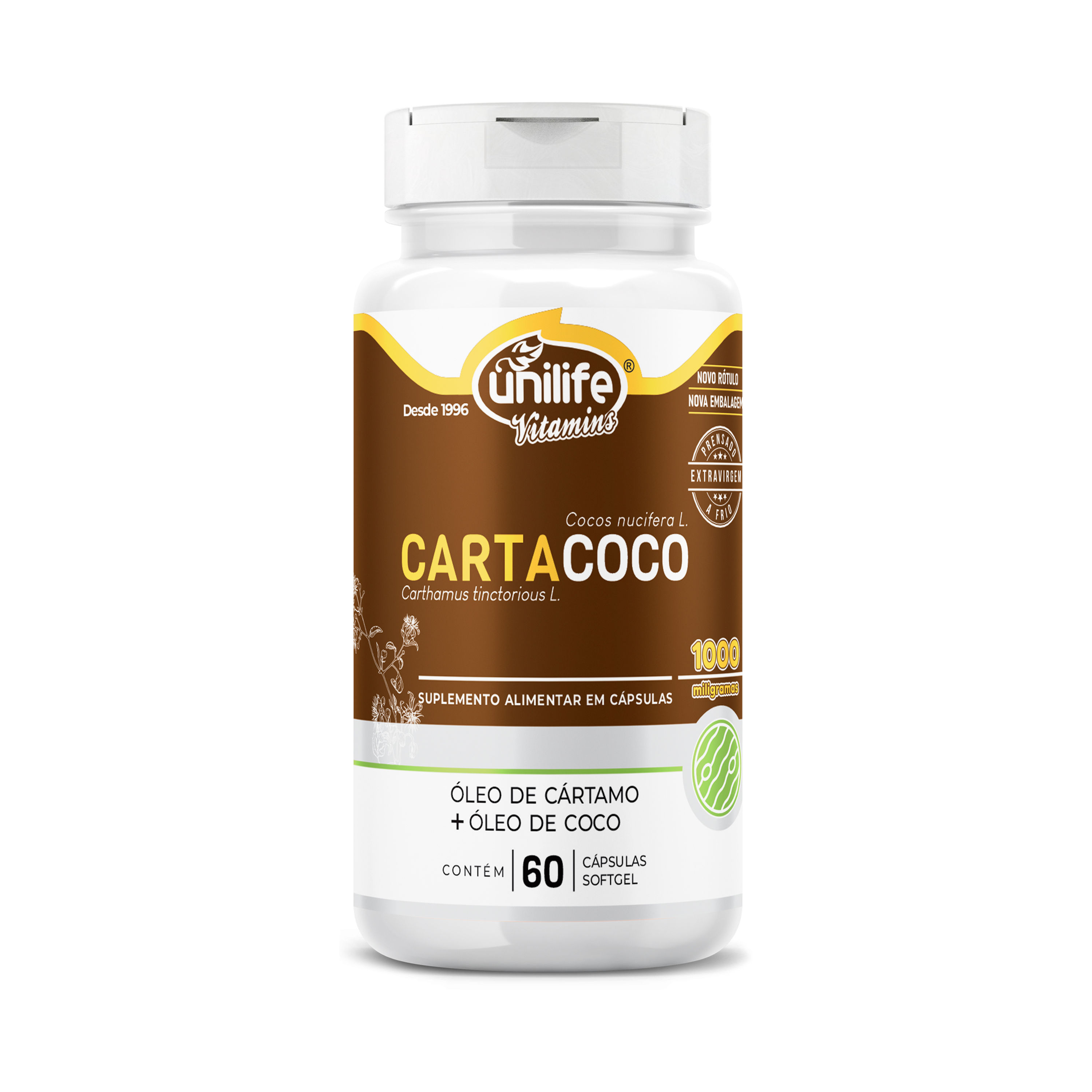 Cartacoco em cápsulas 1200 mg | Unilife