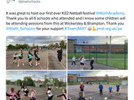 JMAT KS2 Netball Festival at Wath Academy-21/10/25