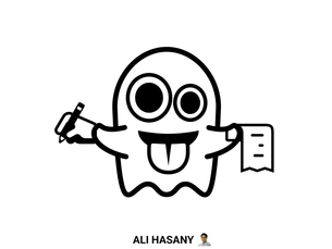 A naughty ghost