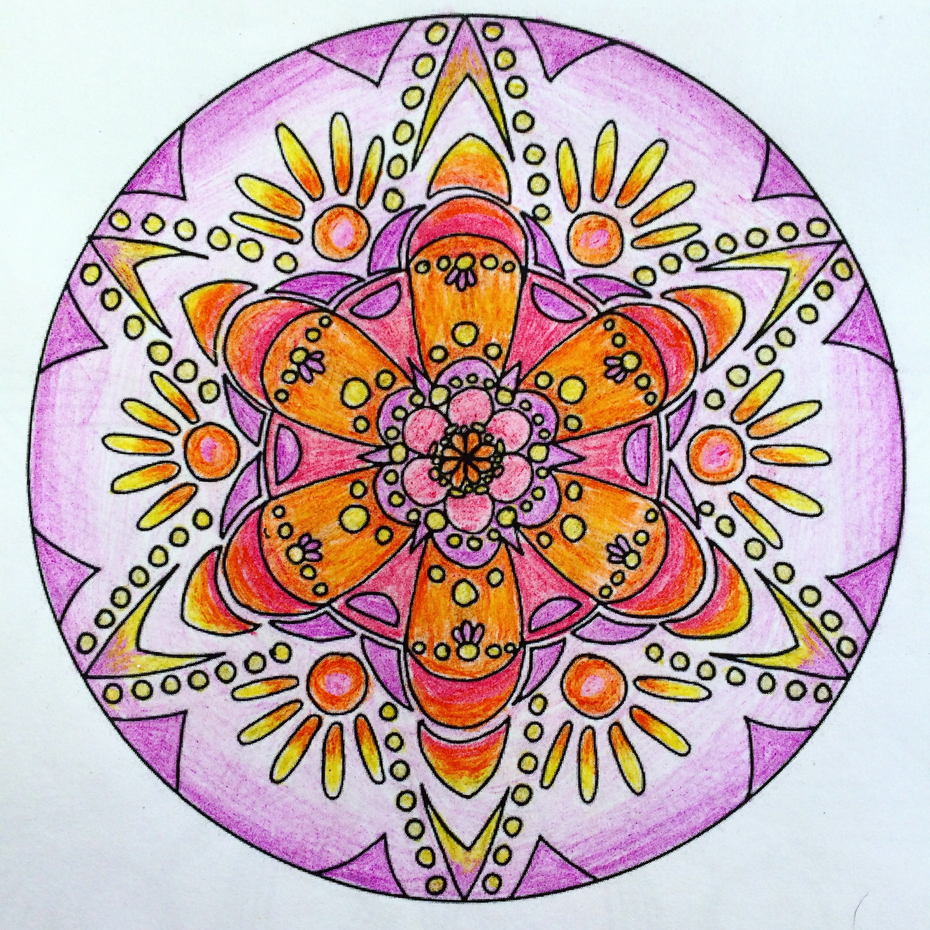 Coloring Mandala Meditation