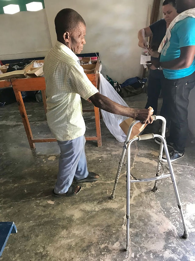 Man who experienced stroke