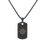 Thumbnail: Duke Black Dog Tag Necklace