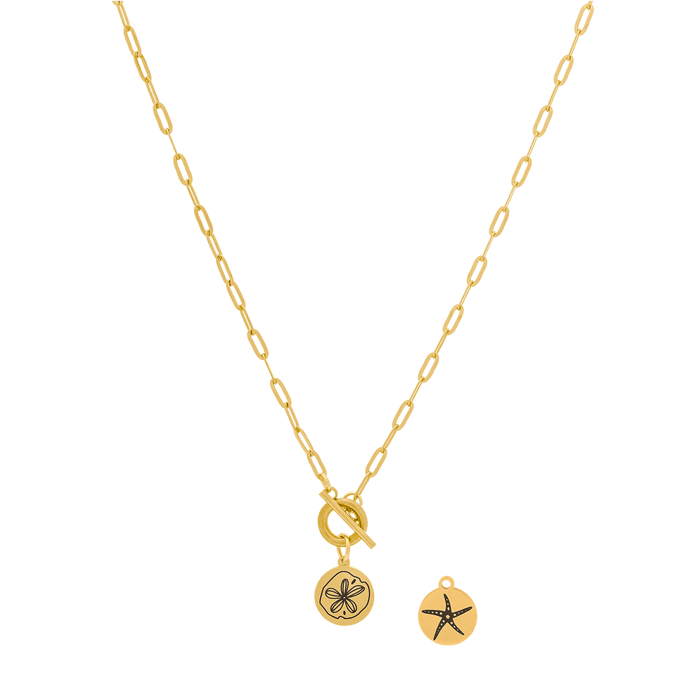 Thumbnail: Rocky Coast Charm Necklace