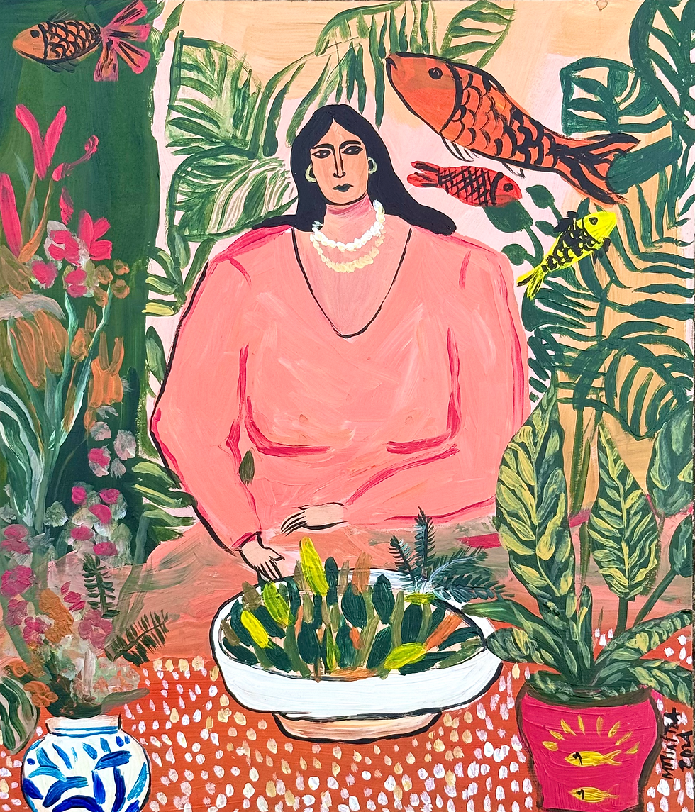 Pink Woman