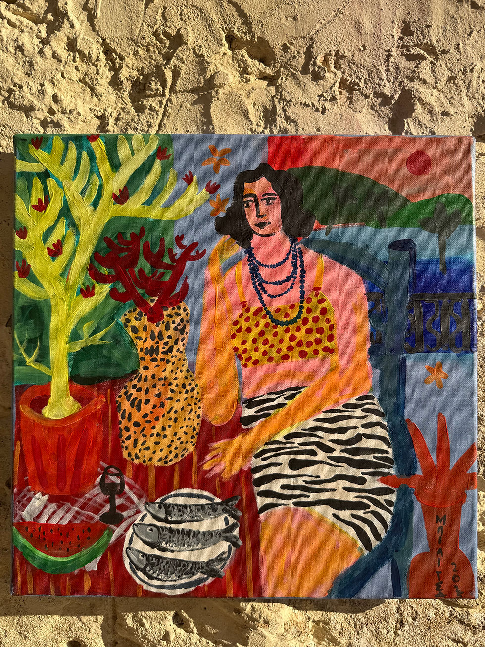The Woman in the Zebra Skirt