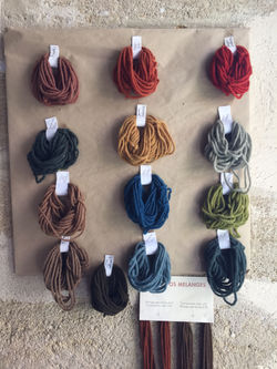 Naturally dyed samples