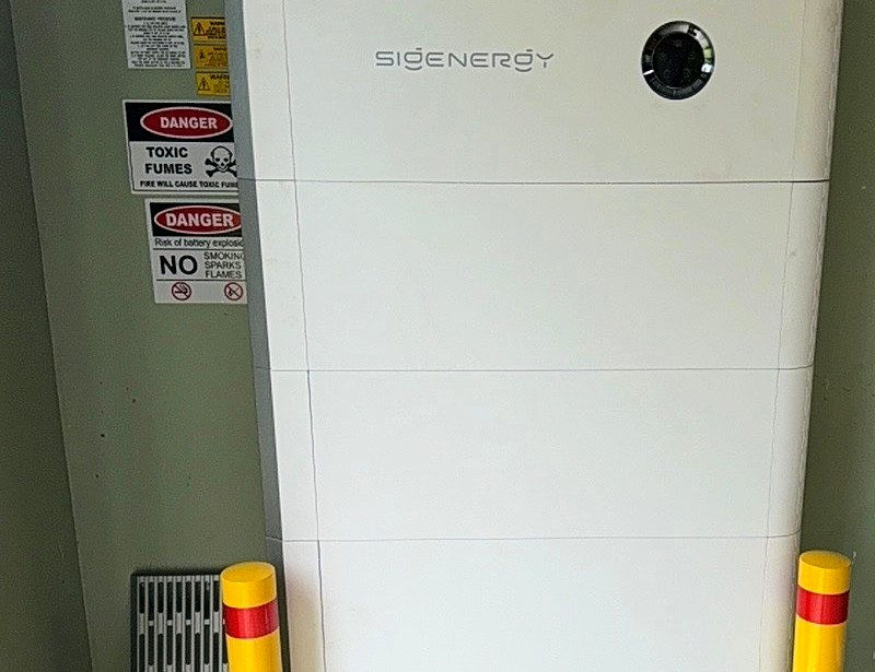 Sigenergy SigenStor battery · Mountain Lagoon NSW