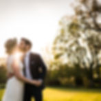 Couple kissing during their Colstoun Wedding in East Lothian photo property of Solen Photography