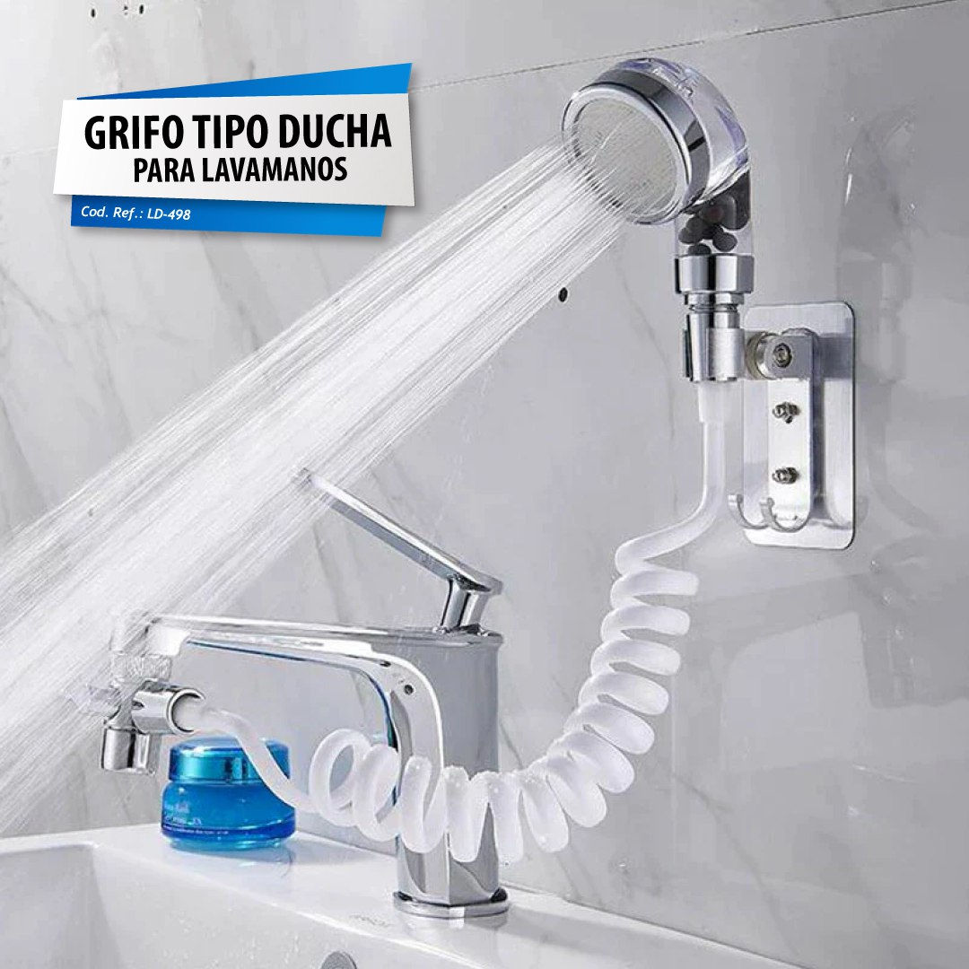 Grifo tipo ducha para lavamanos