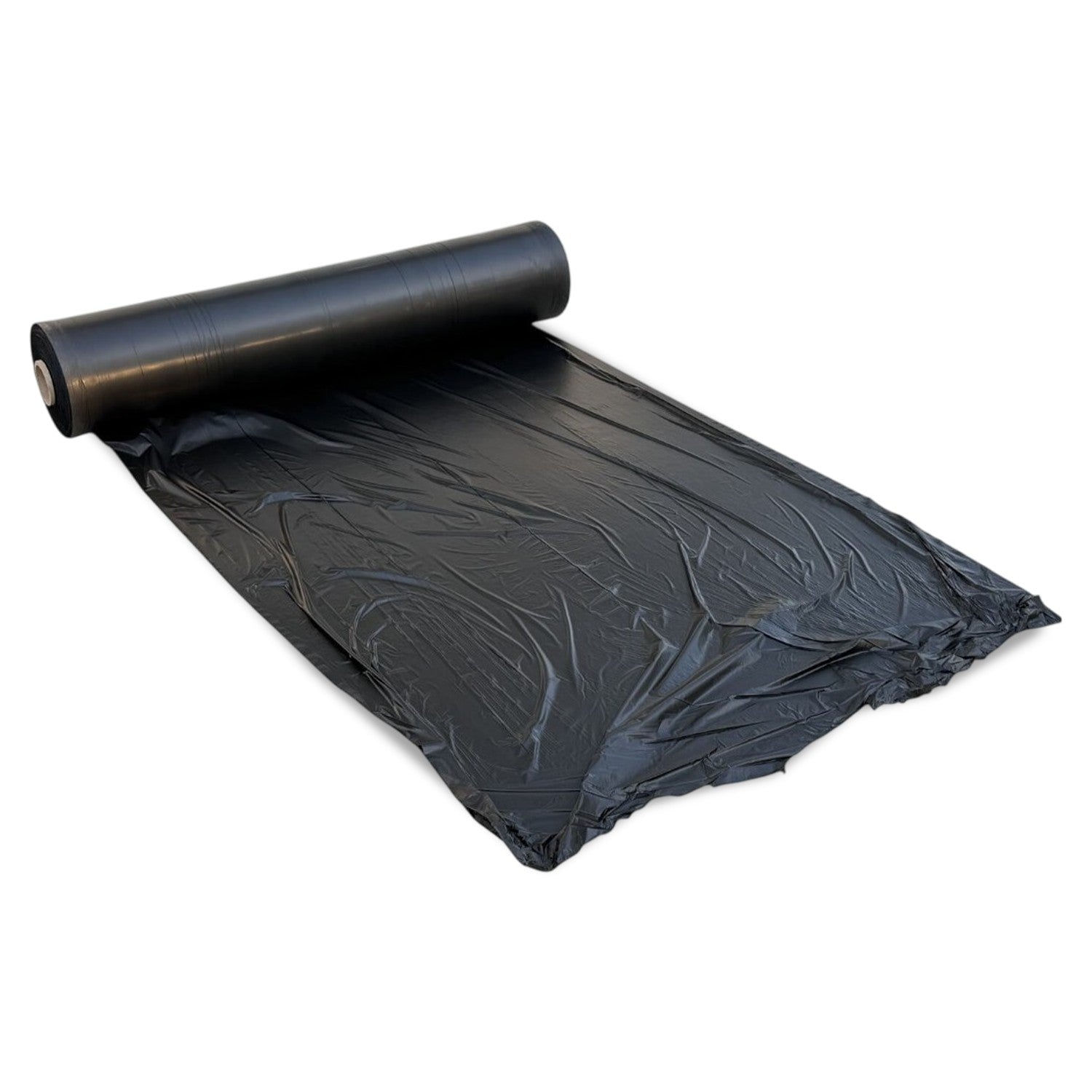 Black Cast Mulch Film 4 ft x 3000 ft - Greenhouse-Grade Garden Plastic Mulch