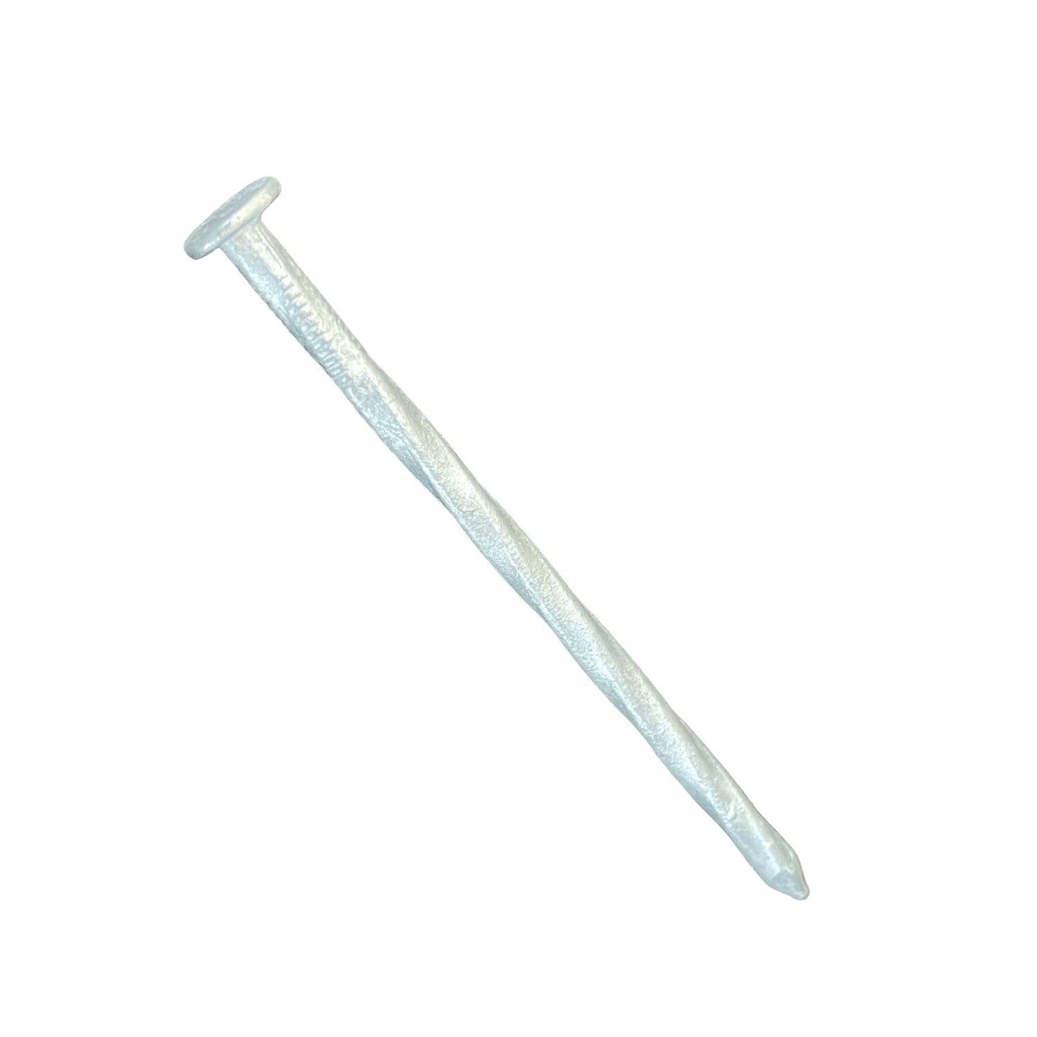 4-Inch Galvanized Spiral Artificial Turf Nails - 7 Gauge