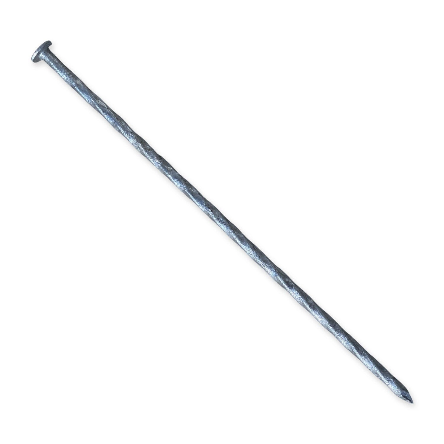 12-Inch Galvanized Spiral Landscape Edging Spikes - 1 Gauge