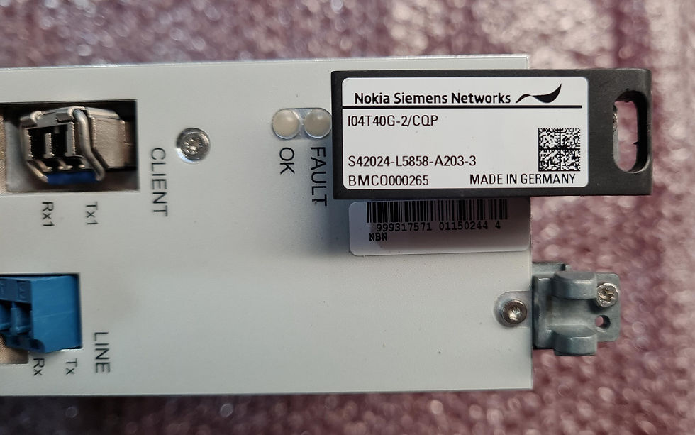 Thumbnail: Muxponder Card Module S42024-L5858-A203-3 Nokia