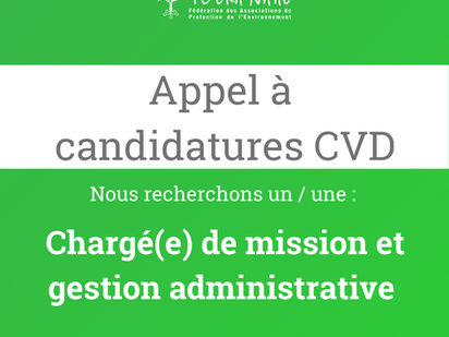 La FAPE, recrute en CVD !