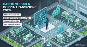 Hai una Micro, Piccola o Media Impresa? Potresti usufruire del Voucher Doppia Transizione. Riduci i consumi col monitoraggio IoT a fondo perduto.